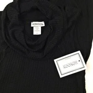 Kokoon JoJo Cowl Neck Waffle Knit Dress Sz XS Cozy Comfort Minimal thumbnail 6