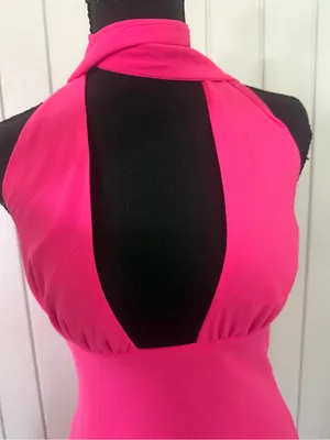 Peppermayo Fuchsia Halter Mini Dress thumbnail 3