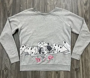 Cath Kidston X Disney 101 Dalmatians Crewneck Jumper Sweatshirt Gray Size Small thumbnail 1