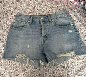 Free People Jean Shorts thumbnail 1