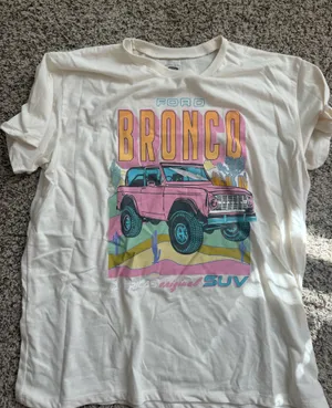 Bronco tshirt White Size XXL thumbnail 1
