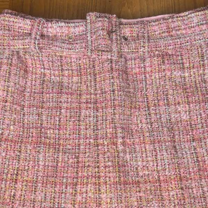Lovers‎ + Friends REVOLVE Amira Notched Front Tweed Mini Skirt Belt Pink Size XS thumbnail 8
