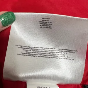 Spyder Amp Winter Ski Jacket Red White Women's Size 12 thumbnail 7