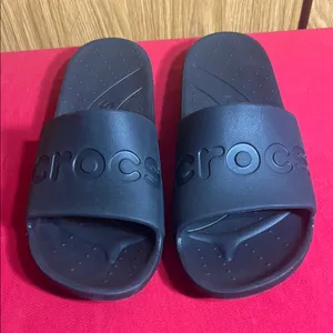 CROCS Dark Slide Sandals thumbnail 1