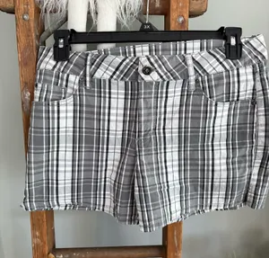Faded Glory size 10 plaid print shorts  thumbnail 1