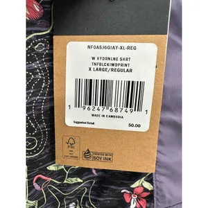 The North Face Shorts Women‎ XL NWT Black Purple IWD Print Hydrenaline 2.75" thumbnail 8