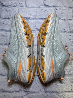 Hoka One One Bondi 7 Womens 9 D WIDE Running Shoes Harbor Mist Running Athletic thumbnail 8