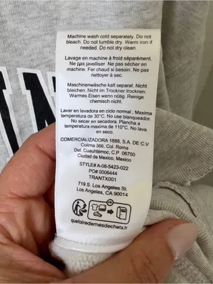 Anine Bing Sport Harvey Sweatshirt in Heather Grey NWT thumbnail 9
