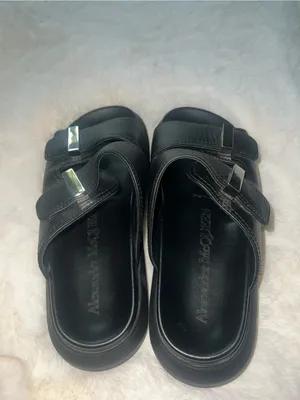 Alexander McQueen Hybrid Slide in Black/Silver thumbnail 2