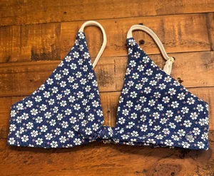 SALTY HONEY Floral Triangle Bikini Top‎ thumbnail 1