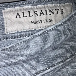 All Saints Mast Fit Gray Denim Skinny Jeans Pants 28 thumbnail 7