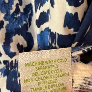 Lily Pulitzer Blue‎ And White Pima Cotton Dress Size Small thumbnail 7