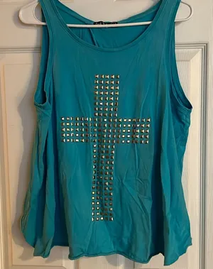 Women’s‎ Open Back Shirt Y2K Tank Top thumbnail 1