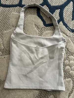 ZARA Interlock Halter Top thumbnail 6