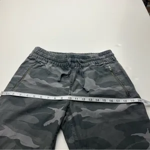 Aritzia TNA‎ Camouflage Mid Rise Gray Grey Jogger Style Cotton Pant Women Medium thumbnail 8