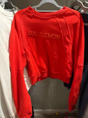 Lululemon Sweatshirt Crew Cropped M/L thumbnail 1