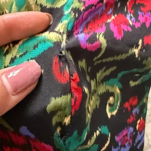 Vintage Victorias Secret Gold Label 90s Satin Floral Pajamas Set Sz M (Flaws) thumbnail 10