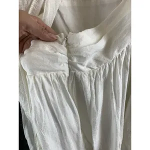 Selfie Leslie White Mini Dress Square Neck Open Back Lace Up Bow NWT US XL AU 14 thumbnail 13