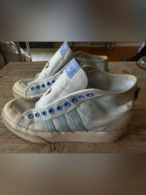 ☁️ Adidas Nizza 2” High Platform Cloud Blue Sneakers ☁️ ~ Women’s 8.5 thumbnail 5