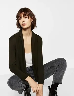 ✨ZARA DRAPED NECK CARDIGAN✨ thumbnail 1
