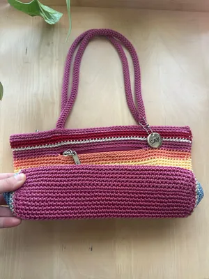 The Sak Rainbow Crochet Shoulder Bag thumbnail 7