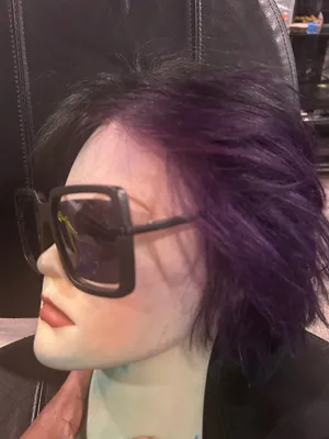 Oversized Square Sunglasses in Black thumbnail 3