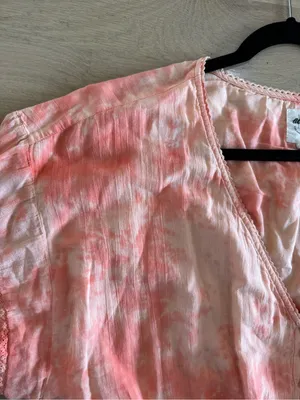 Aerie Rock 'N' Ruffle Tie Dye Mini Layered Dress size XXL thumbnail 9
