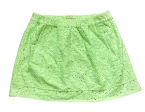 J.Crew neon lace mini skirt m thumbnail 1