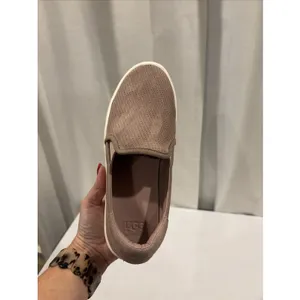UGG Suede Leather Women‎ Size 9 Dusty Rose Pink Flat Slip On Shoes thumbnail 7