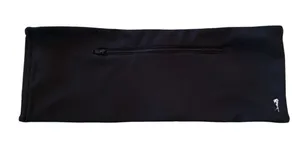 Black 360 Running Belt with Hidden Zipper Pockets thumbnail 1