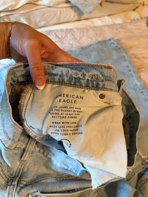 American Eagle Strigid Stovepipe Jeans High-Waisted thumbnail 6