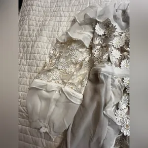 For Love And Lemons Off Shoulder Carolina Dress white Lace NWOT thumbnail 15