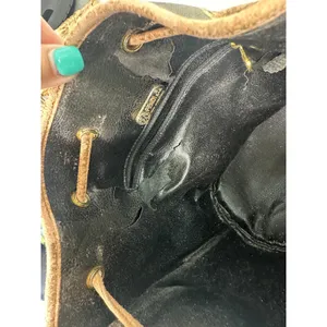 Fendi Vintage Pequin Mon Tresor Bucket Bag Drawstring – FLAWS PROJECT thumbnail 8