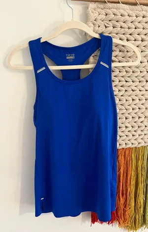 Royal Blue Athletic Running Tank Top Size M thumbnail 1