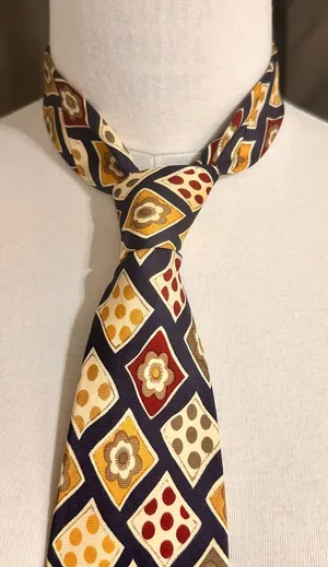 Brooks Brothers Silk Tie Men's Necktie Executive Collection Multicolor Geometric thumbnail 1