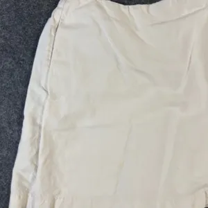 Uniqlo‎ Linen Blend Skort Cream Off White Wrap Front Mini Shorts Womens Small thumbnail 8