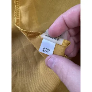 Lularoe Mustard‎ Yellow Kimono Sz Medium Sheer Artsy Duster Vacation Lightweight thumbnail 9