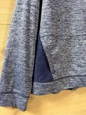 Vera Bradley Blue Spacedye Lace-Up Hooded Pullover Top thumbnail 9