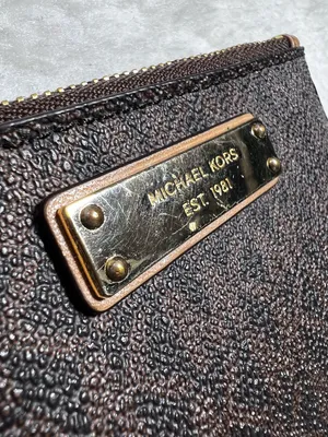MICHAEL Michael Kors Signature Monogram Coin Purse Wristlet thumbnail 10