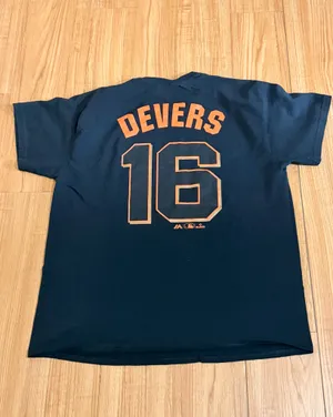 CSA San Francisco Giants Devers 16 XL Black Shirt Baseball Fan Apparel thumbnail 4