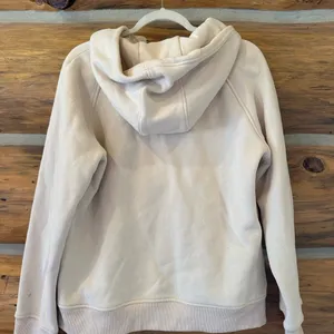 Trendy Queen Cream Zip Up Hooded Sweatshirt thumbnail 3