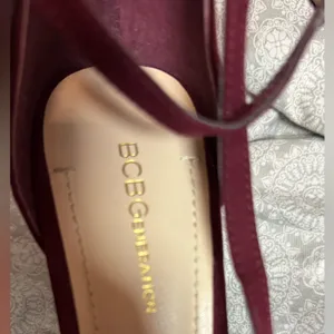 BCBGeneration Burgundy Pointed-Toe Strappy Flats - Women Shoes thumbnail 4