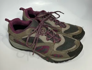 Merrell Azura hiking Shoes in castle rock & purple size 10‎ thumbnail 1