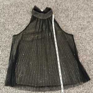 NWT Express Shimmer Pleated Top Sz M thumbnail 7