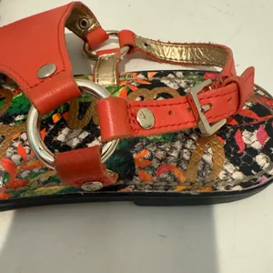 Sam Edelman Greta Orange Thong Slingback Sandals Size 8 thumbnail 5