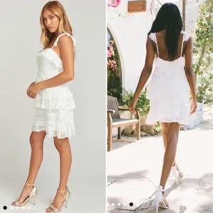 Show Me Your MuMu Tracy Ruffle Tiered Dress NWT XS thumbnail 8