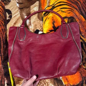 Michael Kors Elegant Red Leather Women's Bag thumbnail 7