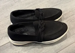 Vivaia Walker Iasmin Knot Hybrid Penny Loafers shoes black sz 39 8 thumbnail 1