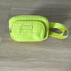 Kate spade neon yellow Noel Jacquard Belt Bag thumbnail 2