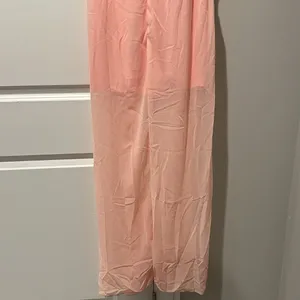 Elegant Floral Embroidered Dress - Pink thumbnail 6